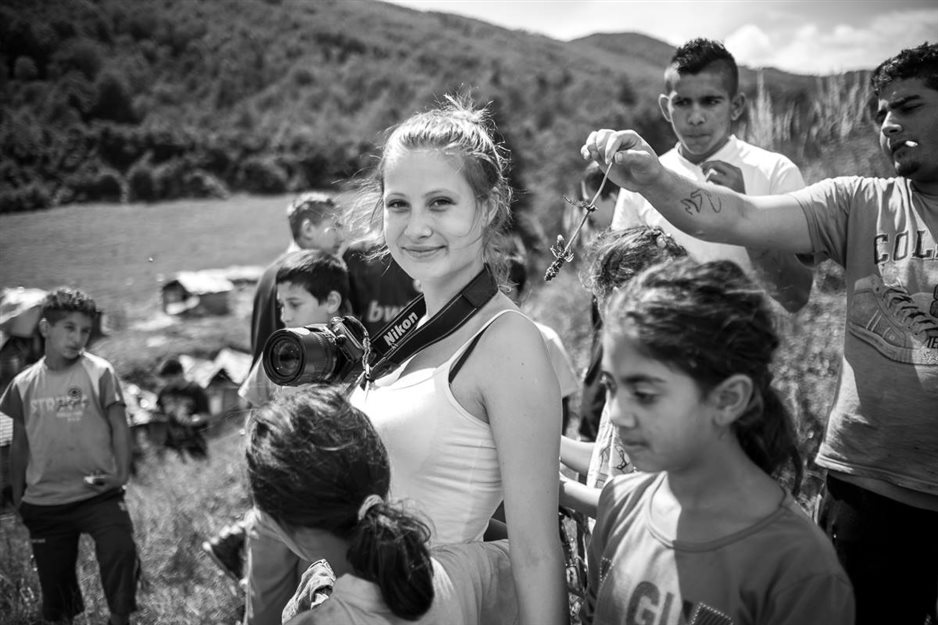 Workshop with gypsies