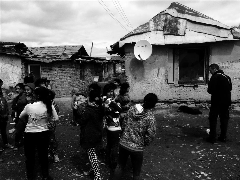 Workshop with gypsies